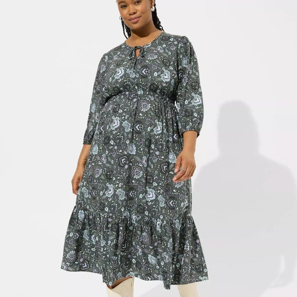 Torrid Paisley Midi Dress